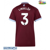 Aston Villa Victor Lindelof #3 Hjemmedrakt Dame 2026-27 Kortermet
